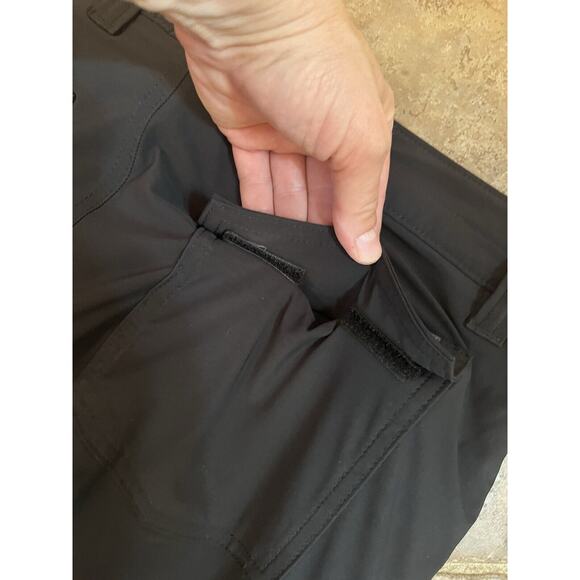 Eddie Bauer Women's 8 Polar Fleece-Lined Dark Blue Nylon Hiking Cozy Warm Pants - Picture 10 of 13